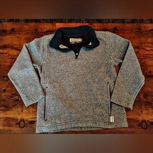 Magellan Outdoors Navy and Gray Kids Sweater